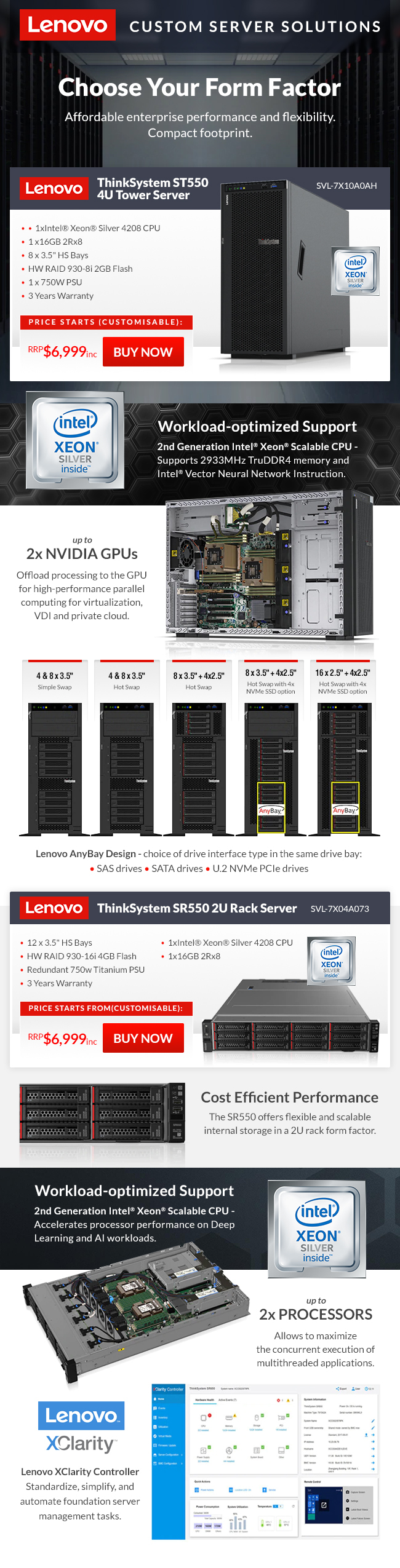 Lenovo Custom Servers