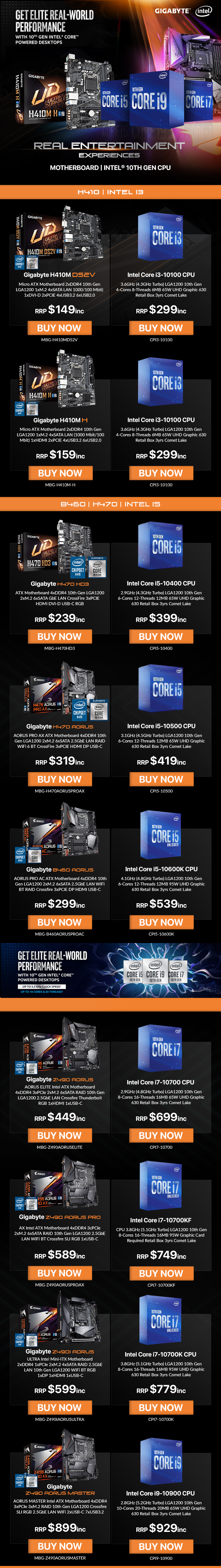 Gigabyte Intel Bundle Promo