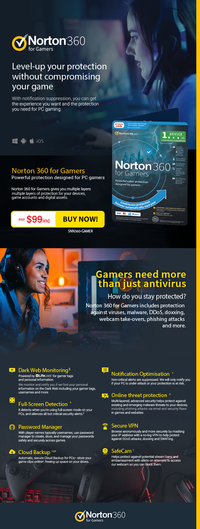 Norton Gamers 360
