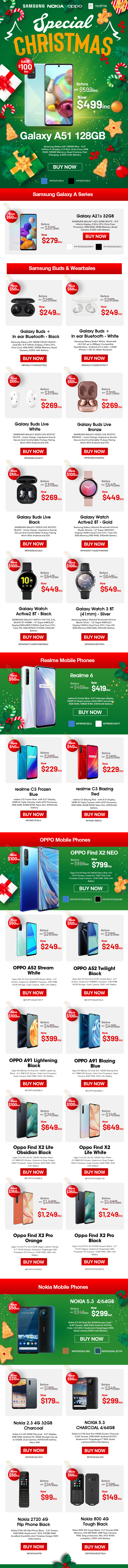 Mobiles Christmas Promo